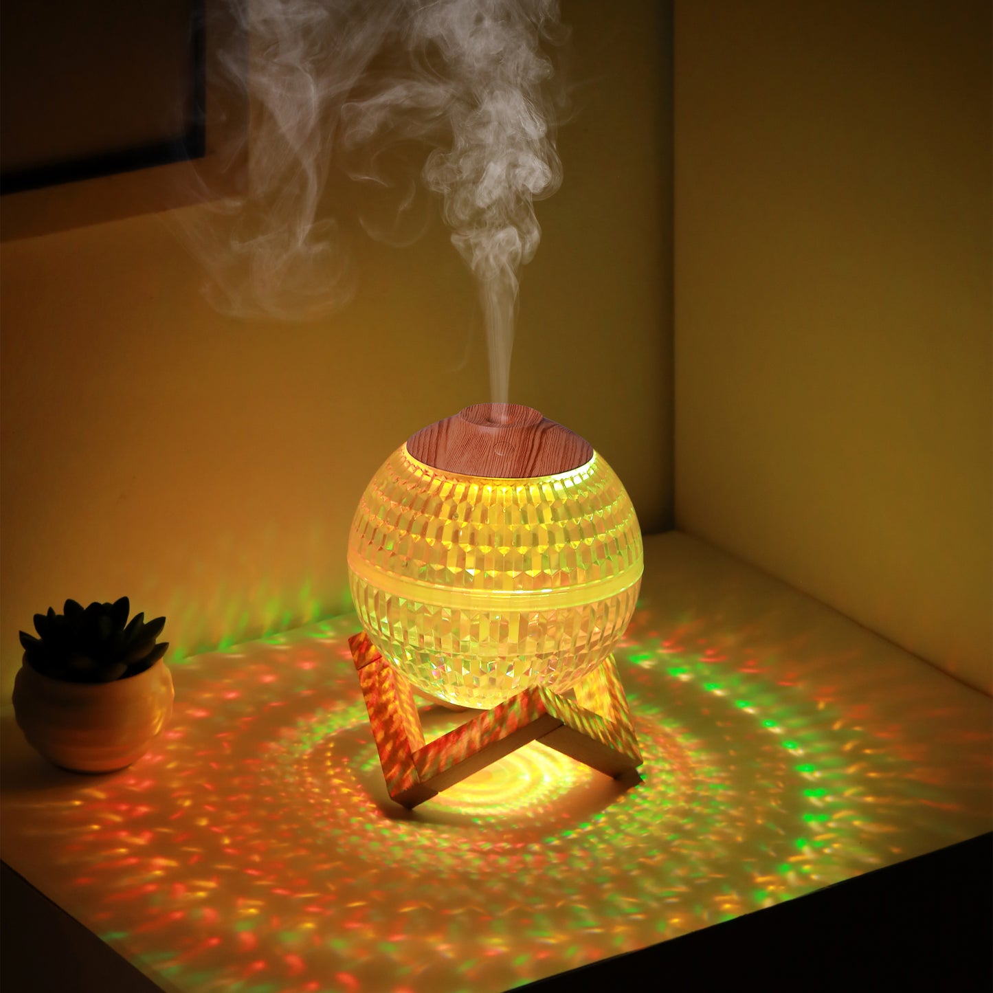 Crystal Ball Humidifier RGB Colorful Creative Mini Silent Mist Volume